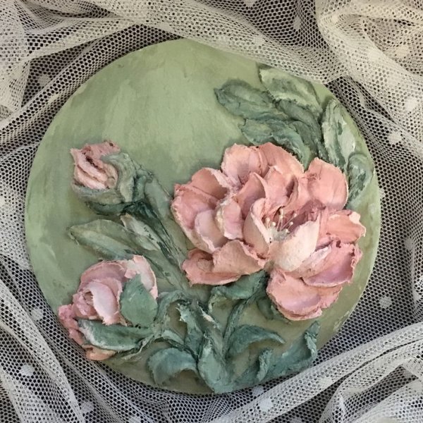 Скульптурная лепка пион