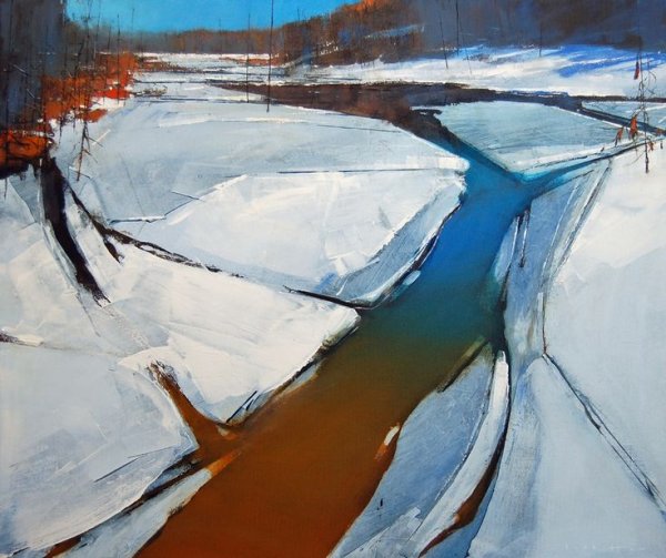 Абстракционизм зима
