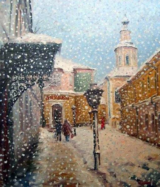 Канадский художник Ричард Савойя зима