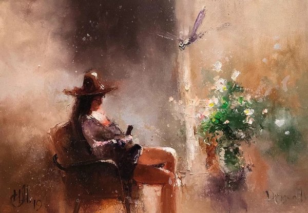 Художник Медведев Игорь Коломбина