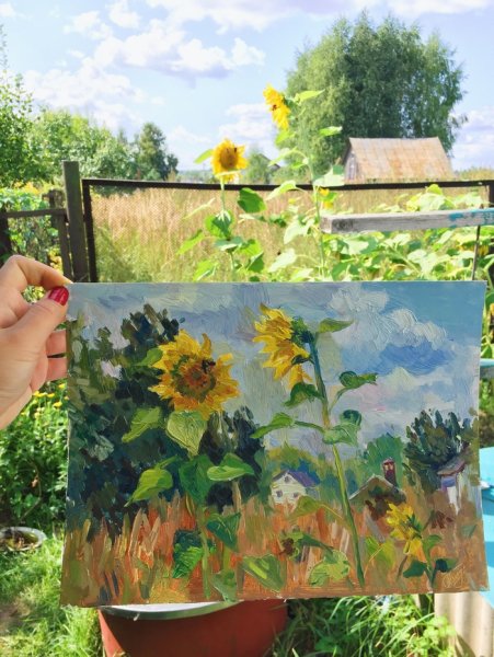 Пленэр живопись маслом