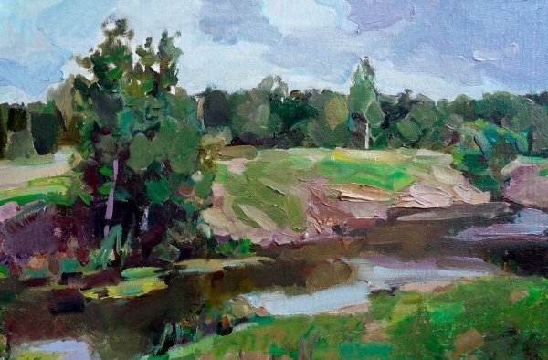 Пленэрный Этюд Василия Поленова