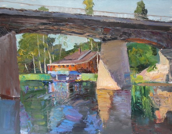 Пленэрные этюды маслом Академия художеств