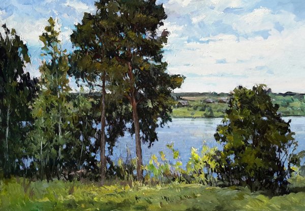 Пейзаж Академия Глазунова этюды