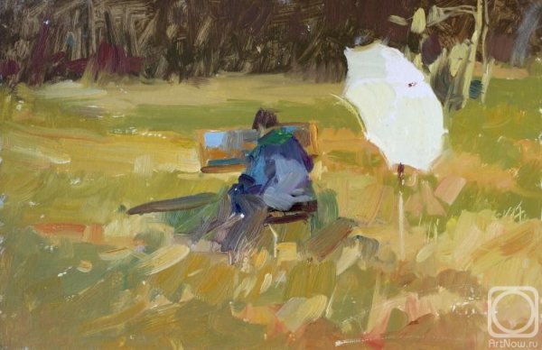 Пленэрные этюды советских художников