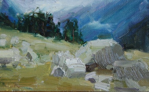 Этюды маслом Эдуард Кортес