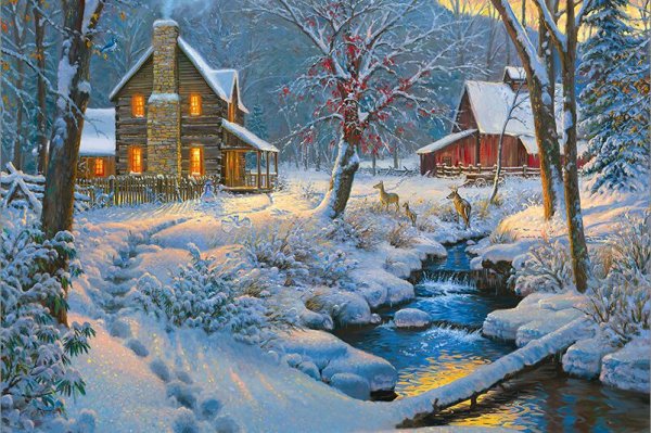 Зимнее художник Марк Китли