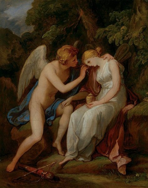 Ангелика Кауфман Амур и Психея