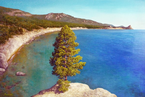 Байкал картина маслом