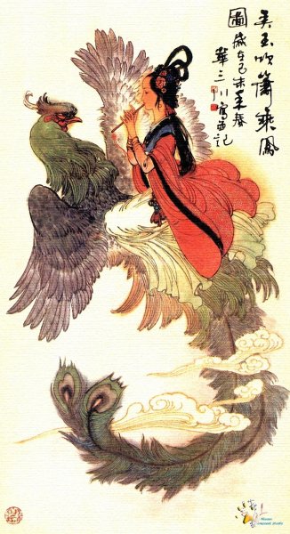 Китайский Феникс Фэнхуан в китайской мифологии
