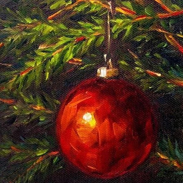 Новогодние шары живопись