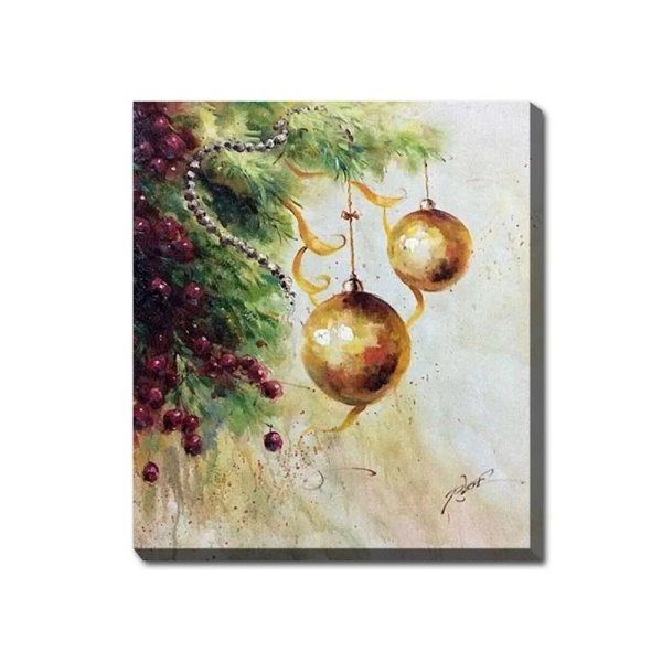 Новогодние шары живопись