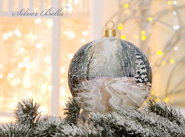 Елочные шары Расписанные вручную