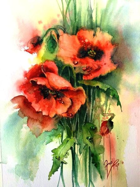 Алла Прима акварель