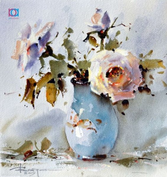 Аля Прима техника живописи акварель