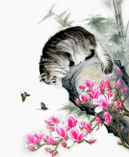 Китайские коты ГУ Йинчжи