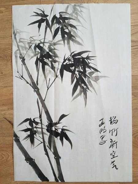 Японская живопись бамбук