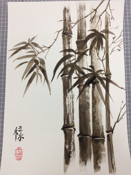 Живопись бамбука китайская живопись
