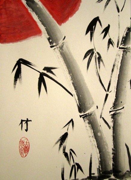 Усин японская живопись