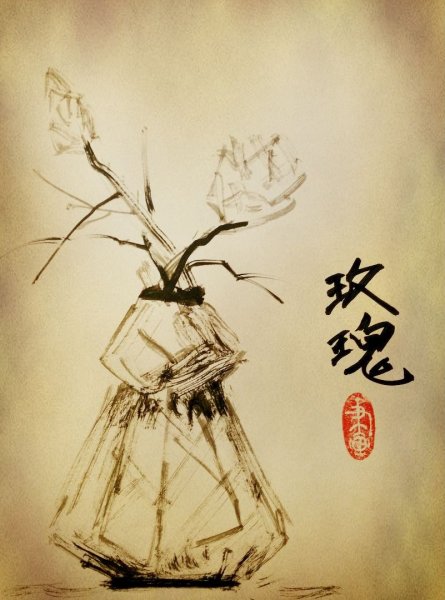 Китайская живопись у-син,гохуа