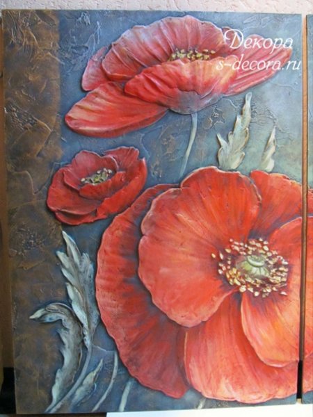 Барельеф маки