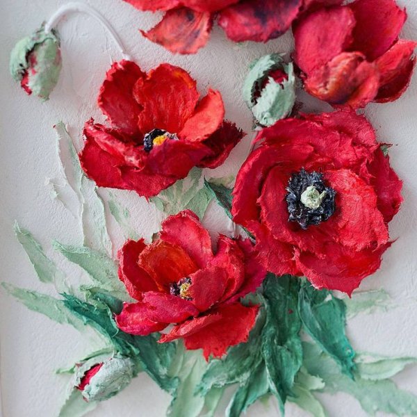 Объёмная живопись маки