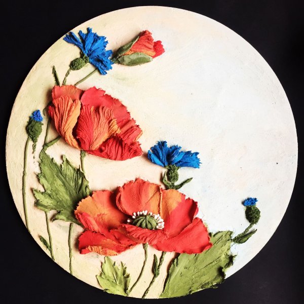 Панно "маки"