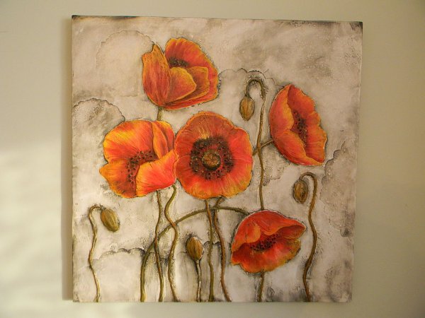 Мак скульптурная живопись
