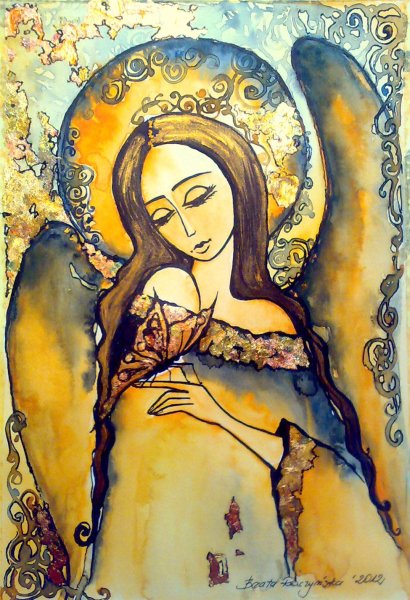 Роспись живопись ангелы