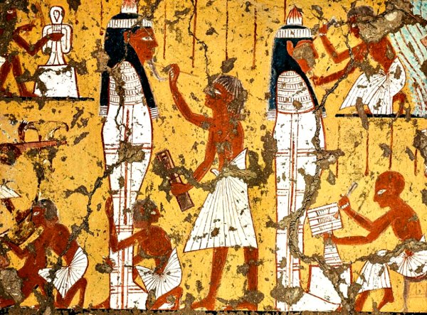 Искусство древнего царства Египет живопись