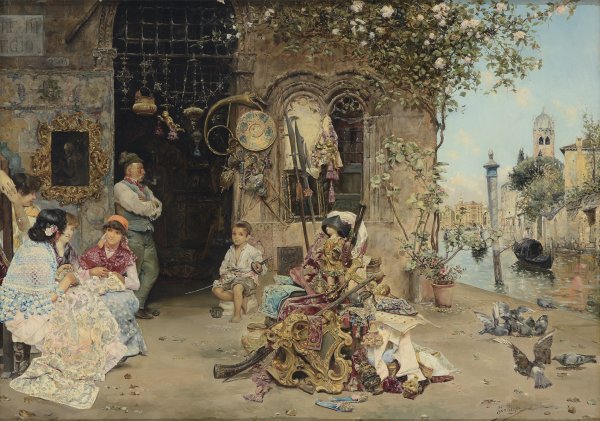 Jose Gallegos y Arnosa (1859-1917) художник