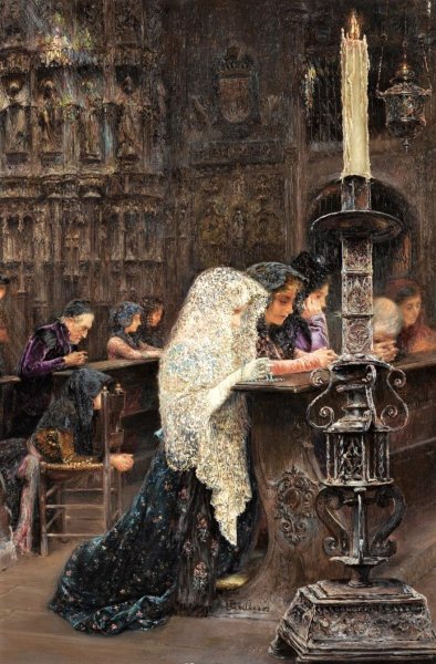 Хосе Гальегос и Арноса игра в шахматы картина