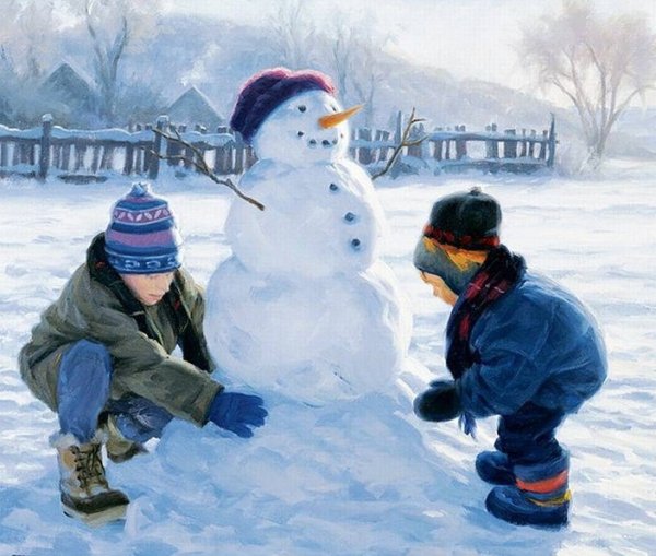 Роберт Дункан зимние картины