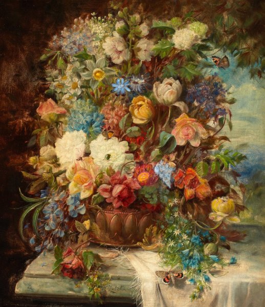 Ханс Зацка цветы