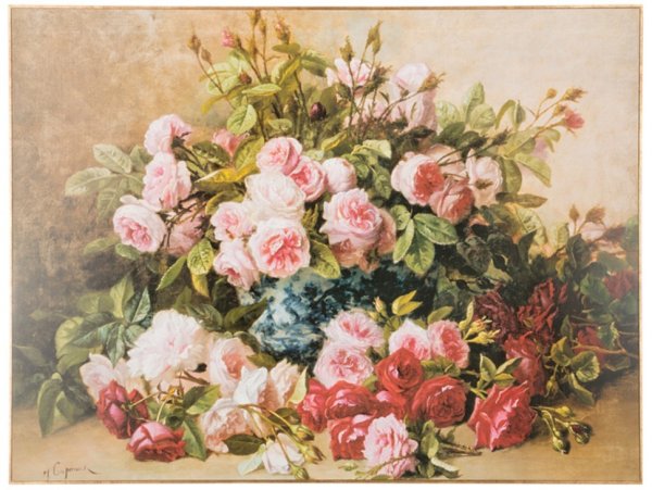 Художник Jean-Baptiste robie розы