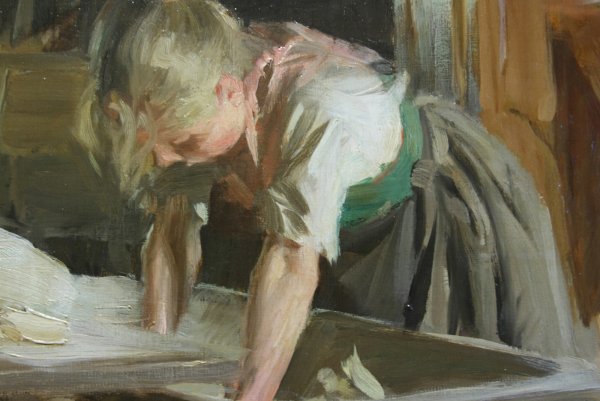 Андерс Цорн автопортрет с натурщицей