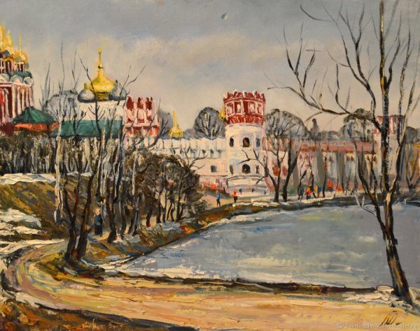 Художник Смирнов Новодевичий монастырь