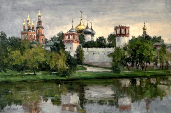 Художник Новодевичий монастырь