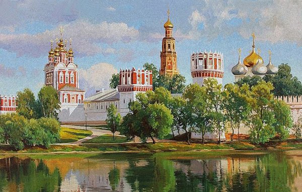 Васнецов Новодевичий монастырь