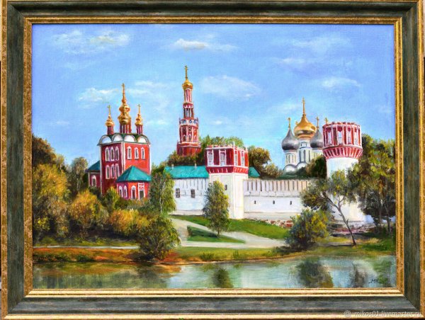 Новодевичий монастырь в Москве картина
