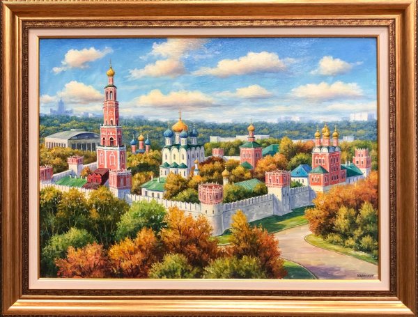 Художник Новодевичий монастырь
