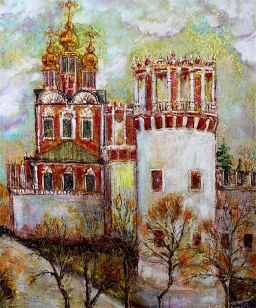 Художник Новодевичий монастырь