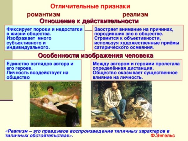 Художественное направление реализм