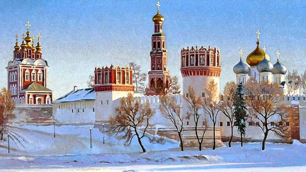 Аполлинарий Васнецов Новодевичий монастырь