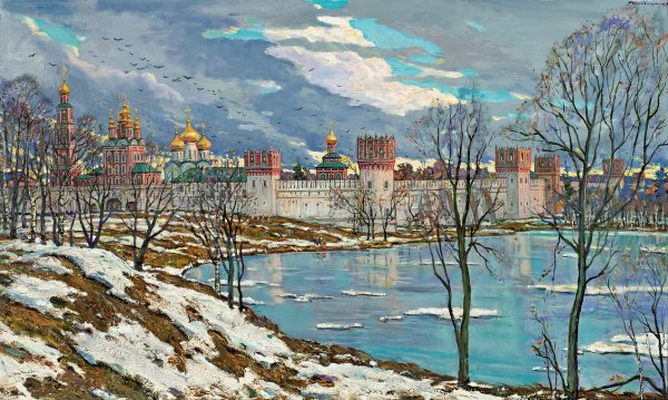 Художник Игорь Разживин зима