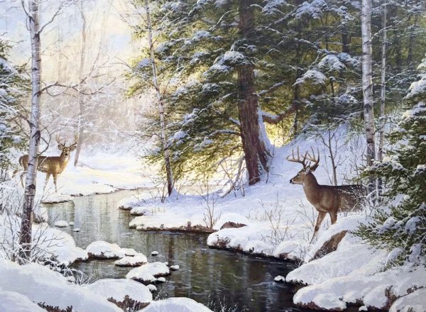 Живопись: художник Авраам Хантер -Abraham Hunter