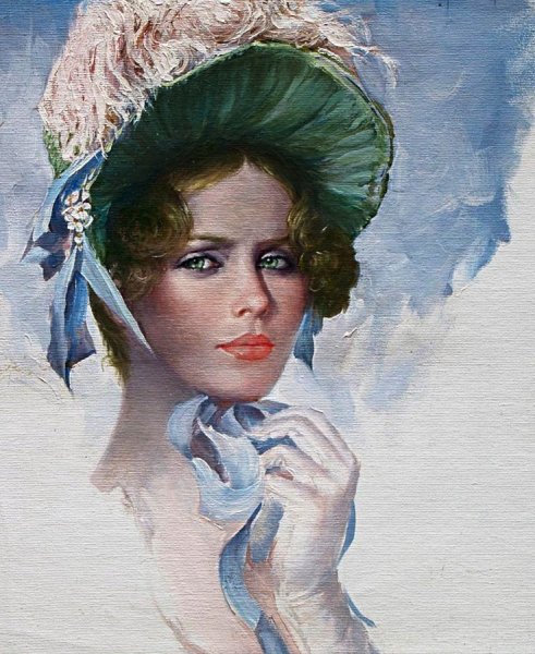 Художник Эльжбета Брожек женские портреты