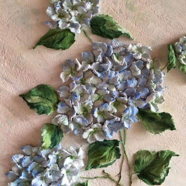 Объемная живопись гортензия