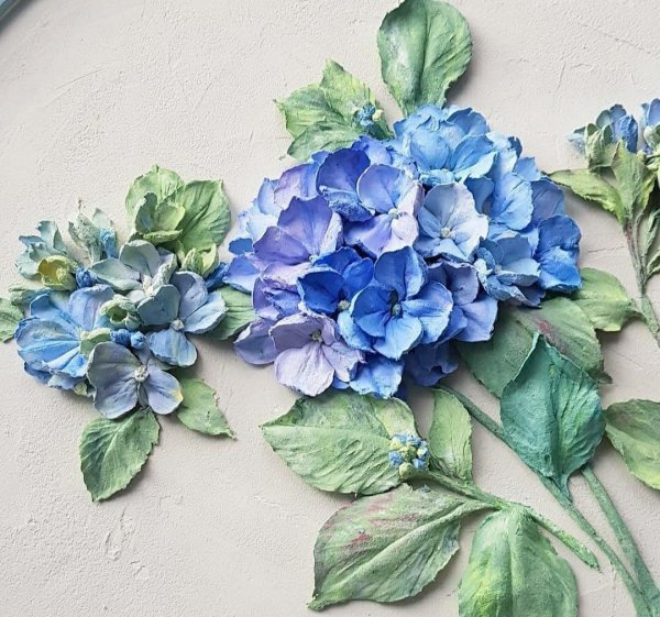Панно гортензия