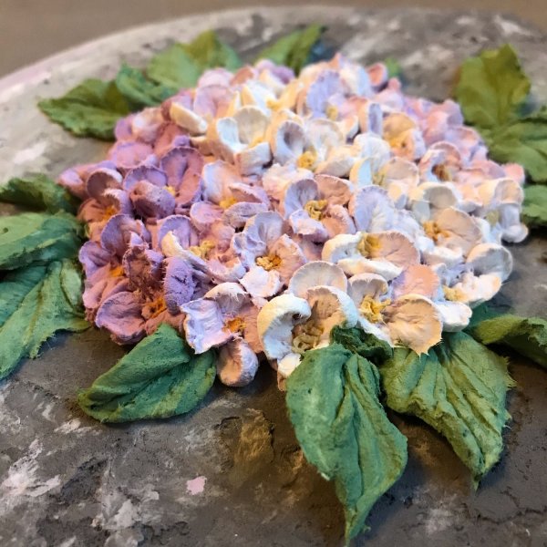 Панно из гортензии